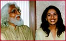 M F Husain and Madhuri Dixit