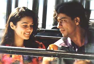 Preity Zinta and Shah Rukh Khan in Dil Se..