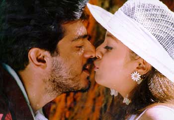 Ajith and Jyotika in Mugavari