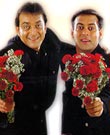 Sanjay Dutt and Salman Khan in Chal Mere Bhai