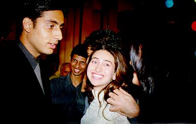 Karisma Kapoor and Abhishek Bachchan