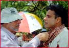 Shyam Benegal and Manoj Bajpai