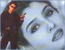 Sunil Shetty and Raveena Tandon in Officer