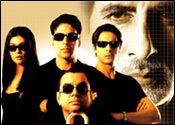 Sushmita Sen, Akshay Kumar, Arjun Rampal, Amitabh Bachchan and Paresh Rawal in Aankhen