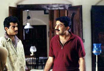 Rajiv Menon, on the sets of Kandukondain