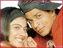 Kajol and Shah Rukh Khan in Kuch Kuch Hota Hai