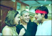 Preity Zinta, Farhan Akhtar and Saif Ali Khan