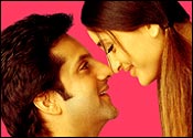 Fardeen, Kareena in Khushi