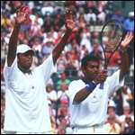 L Paes and M Bhupathi