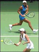 Martina Hingis and Anna Kournikova