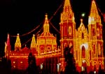 Vailankanni basilica by night